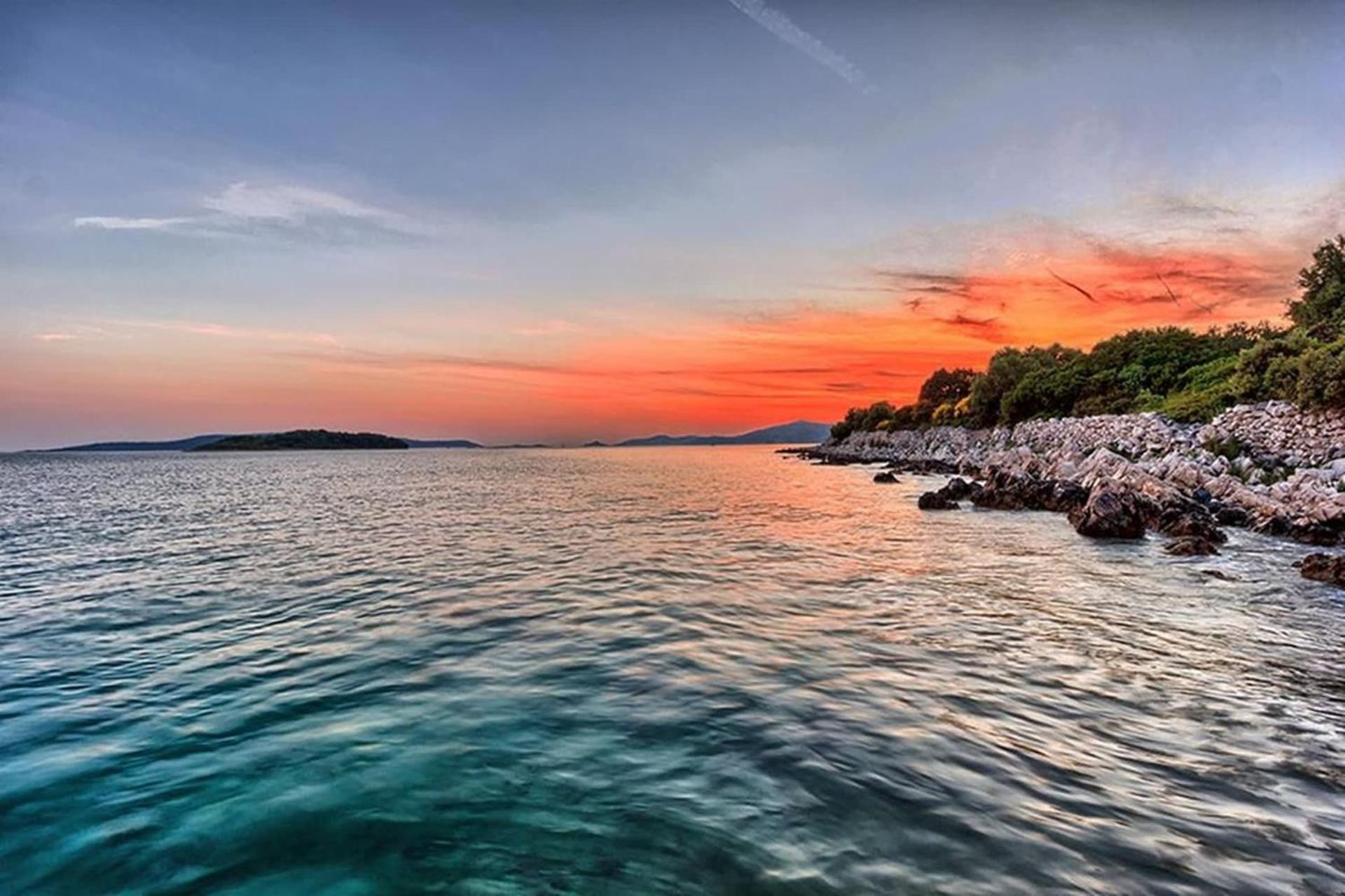 Traditional Dalmatian Stone House By The Sea Okrug Gornji Exteriör bild